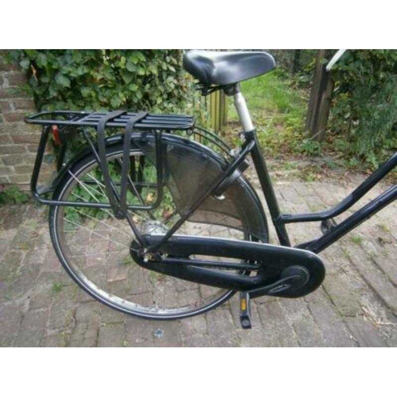 Stoere meisjesfiets voor extra bagage maat 49