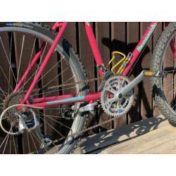 Panasonic MC 4500 pink roze vintage stalen mountainbike
