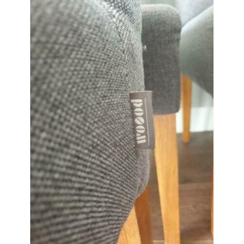 Woood eettafel stoelen.