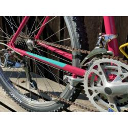 Panasonic MC 4500 pink roze vintage stalen mountainbike