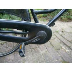 Stoere meisjesfiets voor extra bagage maat 49