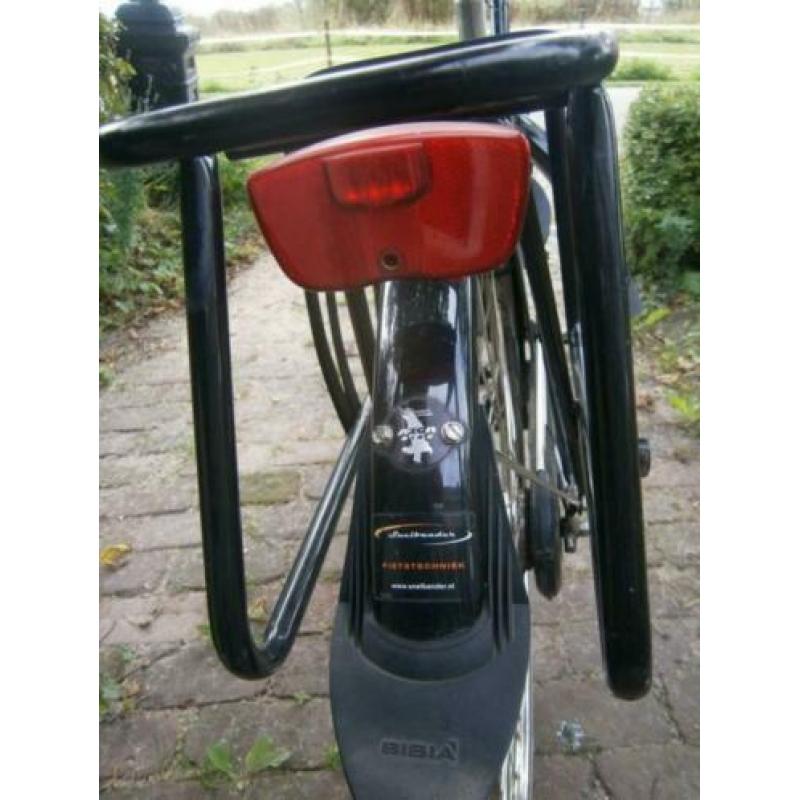 Stoere meisjesfiets voor extra bagage maat 49