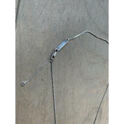 Overload studios/ jewelry zilveren ‘Je T’aime’ ketting