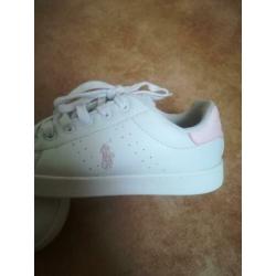 Stoere witte sneakers van Polo Ralph Lauren