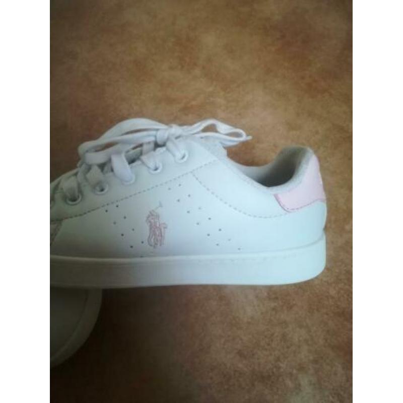 Stoere witte sneakers van Polo Ralph Lauren