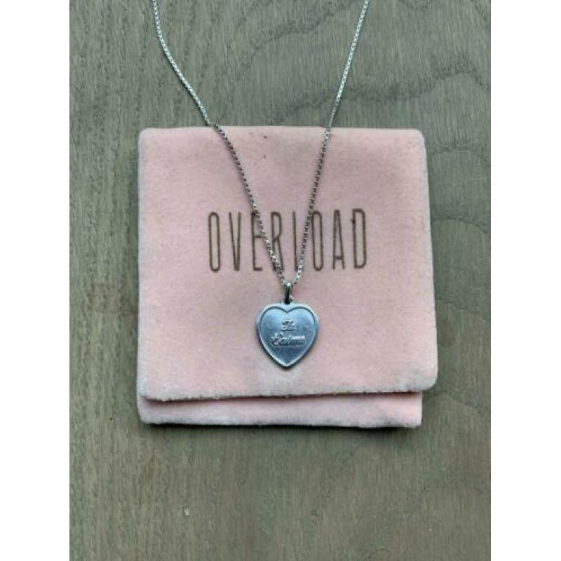 Overload studios/ jewelry zilveren ‘Je T’aime’ ketting