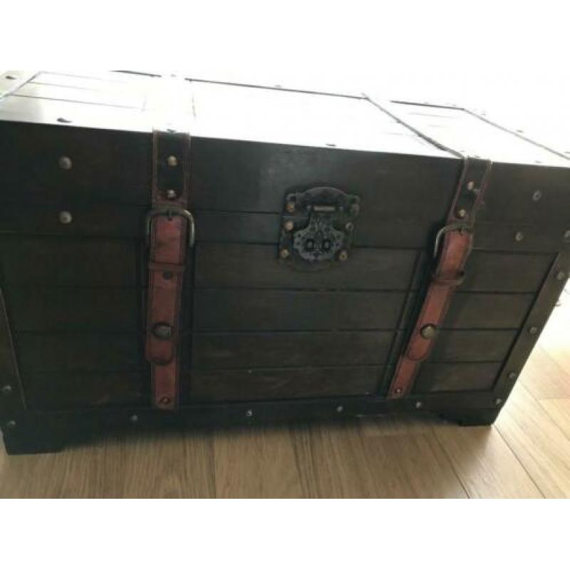 Houten opbergkist
