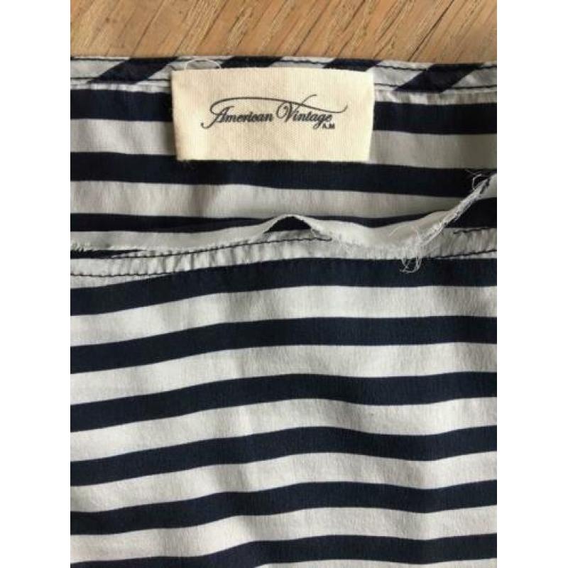 American Vintage zijden top/shirt XL