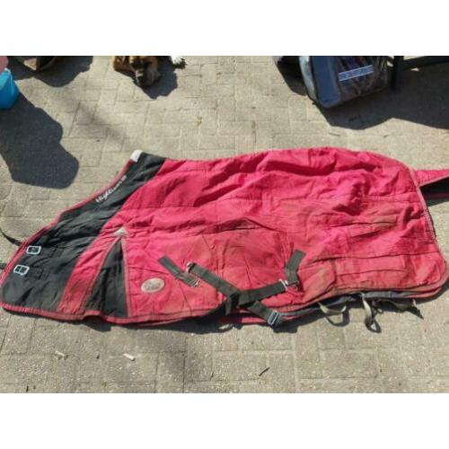 Staldeken Highliner 200 maat 195 rood