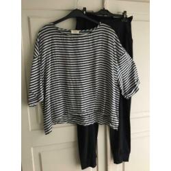 American Vintage zijden top/shirt XL