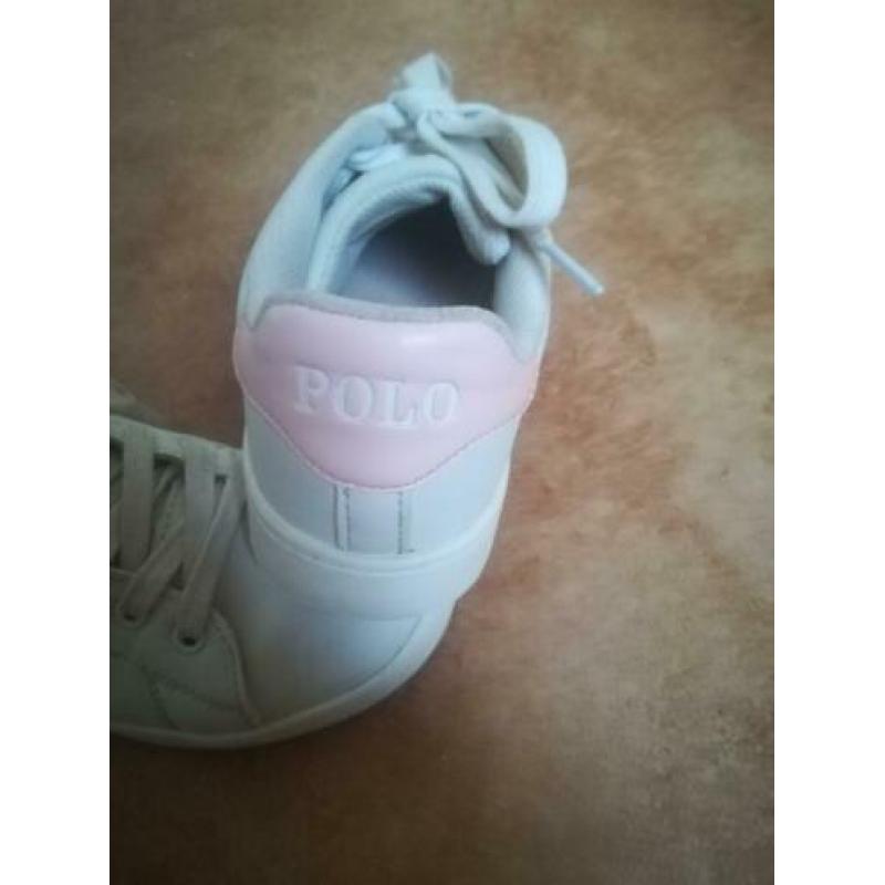 Stoere witte sneakers van Polo Ralph Lauren