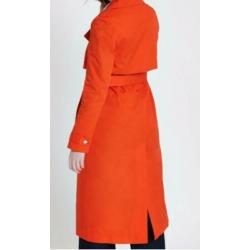 Trenchcoat River Island oranje jas zomerjas