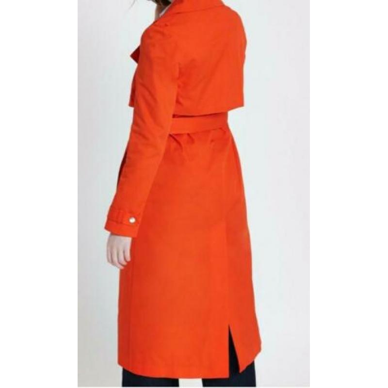 Trenchcoat River Island oranje jas zomerjas