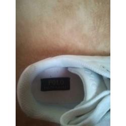 Stoere witte sneakers van Polo Ralph Lauren