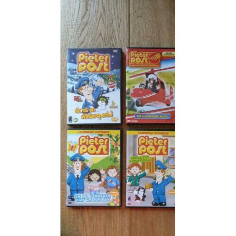 DVD 's Pieter Post / Kleine rode tractor / Wielen van de bus