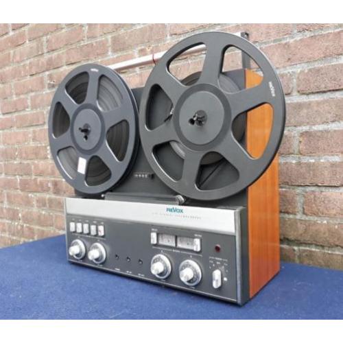 Revox A77 met Revox spoelen 10 inch