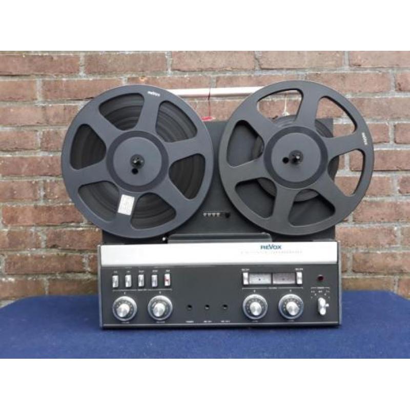 Revox A77 met Revox spoelen 10 inch