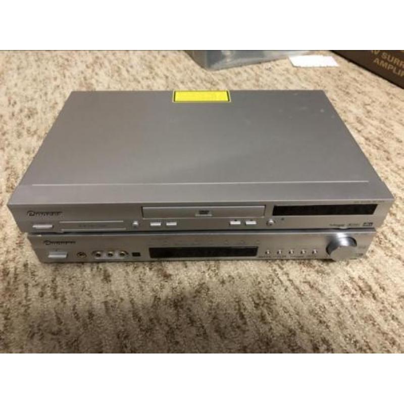 Pioneer versterker 5.1 surround set + dvd speler Home cinema