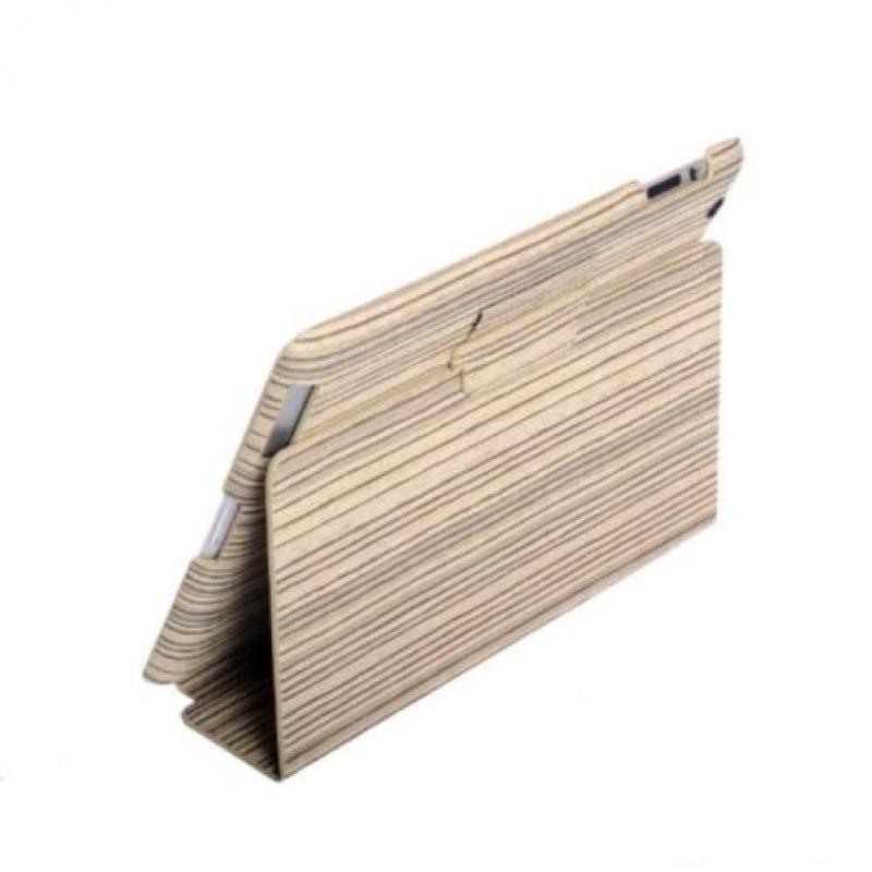Licht Hout Patroon iPad 2, 3 en 4 Hoes Case Cover