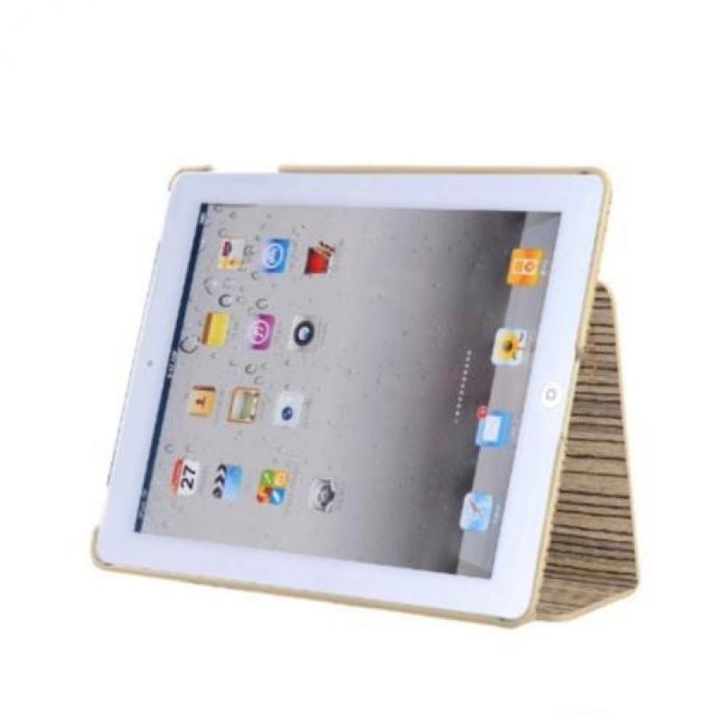 Licht Hout Patroon iPad 2, 3 en 4 Hoes Case Cover