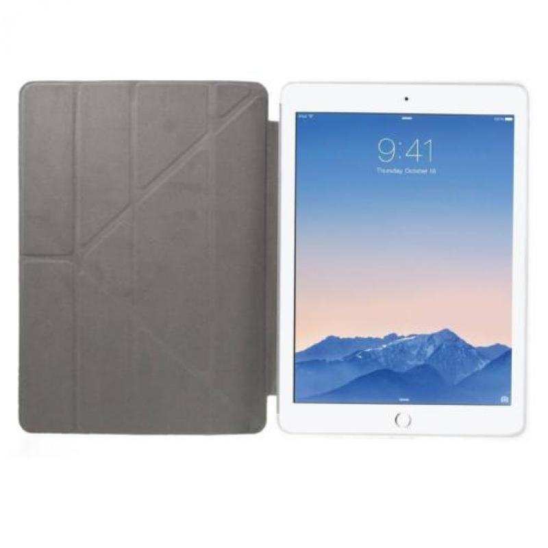Apple iPad Air 2 - PU lederen Tablet Case Origami Stand -