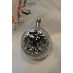 Oude kerstballen oude kerstversiering ronde bal met adelaar