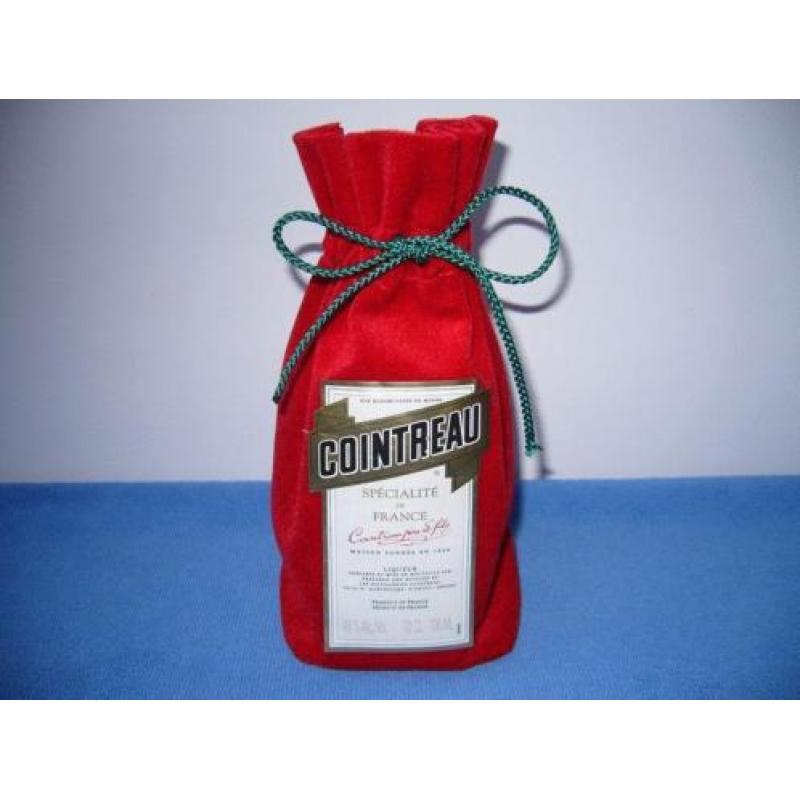 rode fluwelen Cointreau kerst zak (nog nieuw)