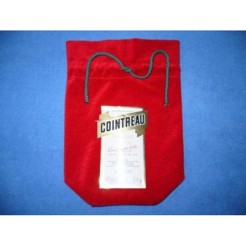 rode fluwelen Cointreau kerst zak (nog nieuw)