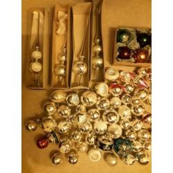 Antieke kerstballen met 4 pieken