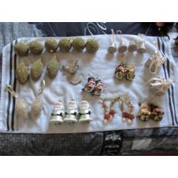 KERST >> Versiering glas-porselein-plastic-piepschuim