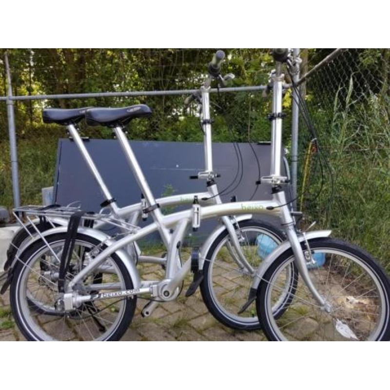 2 Beixo vouwfietsen met 3 versnellingen incl draagtassen