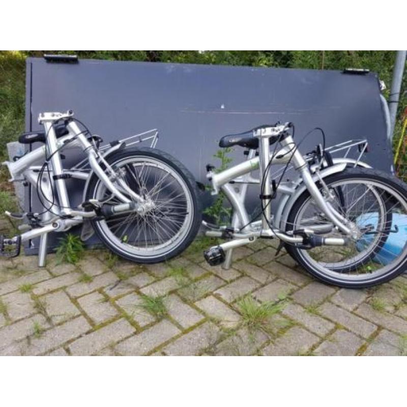 2 Beixo vouwfietsen met 3 versnellingen incl draagtassen