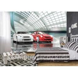 Fotobehang Sportauto's, Auto behang *Muurdeco4kids