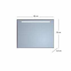 Badkamerspiegel Sanicare Q-Mirrors Ambiance en ‘Cold Whit...