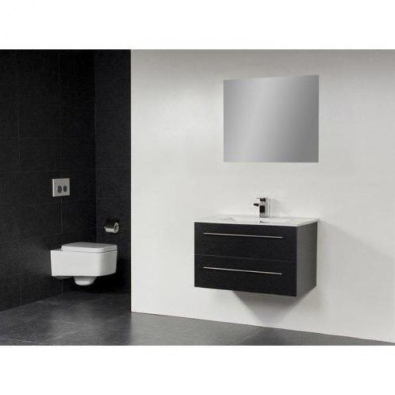 Saniclass Exclusive Line Kera 80 badmeubel Black Diamond