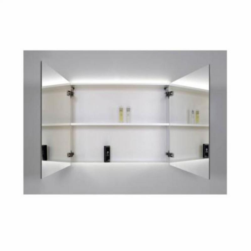 Spiegelkast Sanicare Qlassics Ambiance 70 cm 2 Deuren Zij...