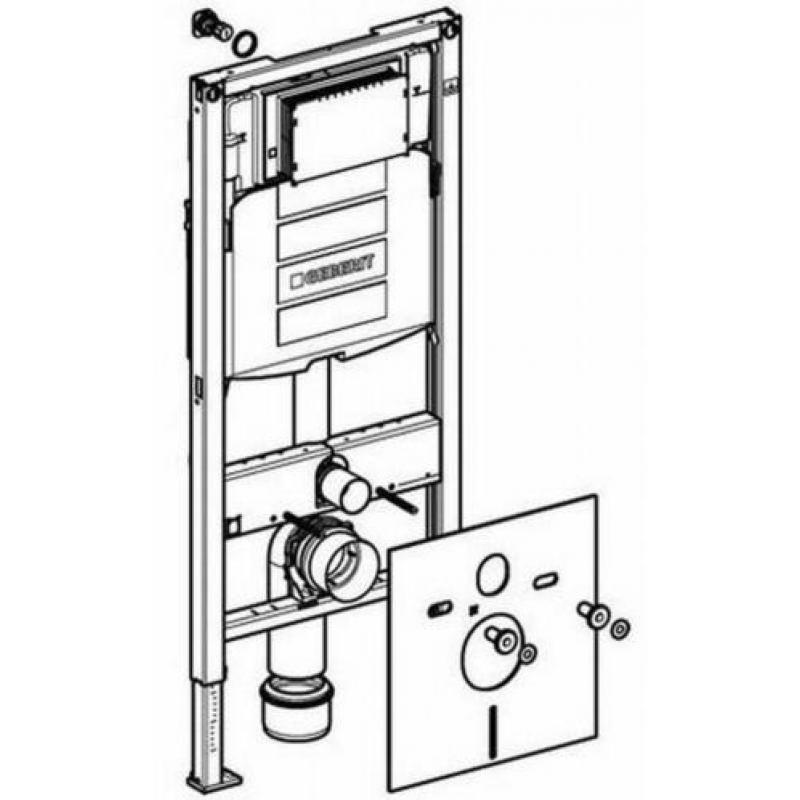 Geberit Duofix Sigma UP320 Inbouwreservoir H112 Cm. (Toilet)