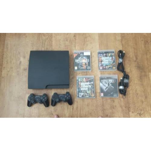 Playstation 3 4 spellen 2 controllers modded account gta 1TB
