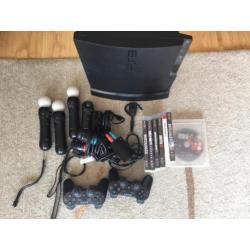 OMGEBOUWDE PS3 met 500 GB harde schijf en veel spellen