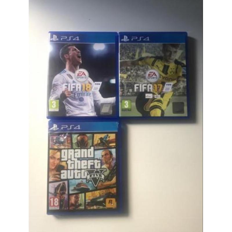 Ps 4 console + 1 controller en 3 games
