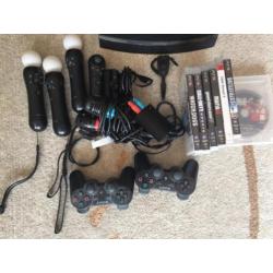 OMGEBOUWDE PS3 met 500 GB harde schijf en veel spellen