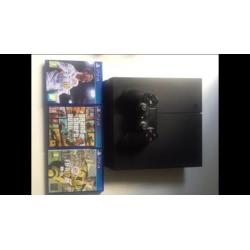 Ps 4 console + 1 controller en 3 games