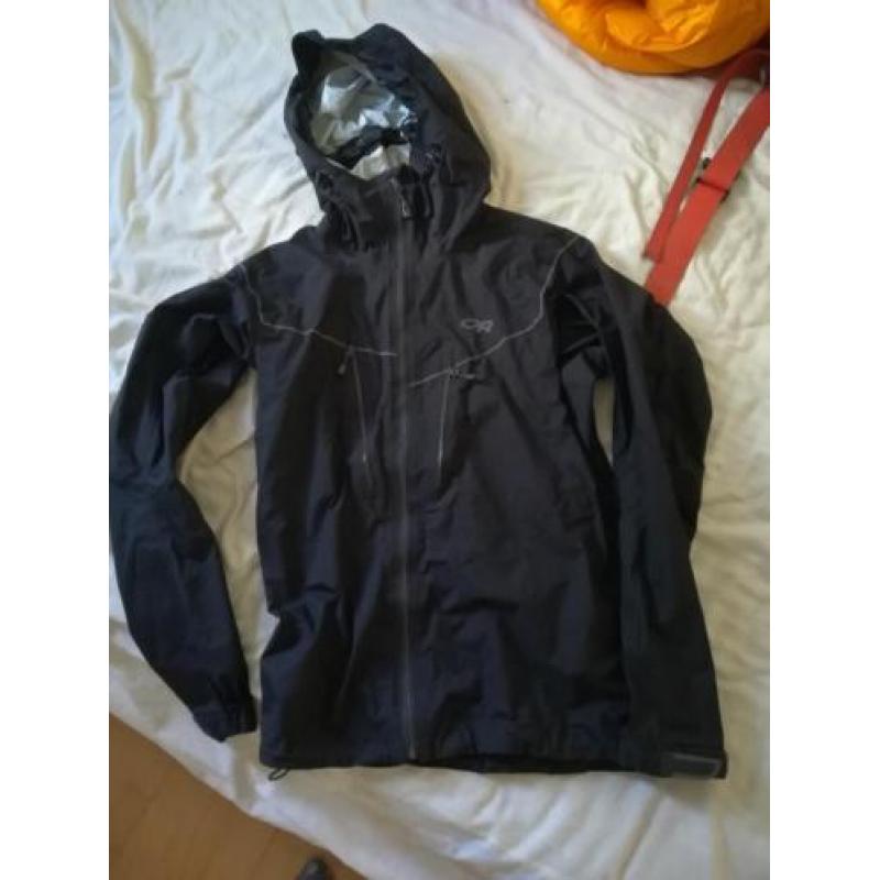 regenjas outdoor research realm jacket maat S (heren)