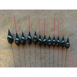 adv 267 / €12,00 NIEUW set 12 dobbers SPRO