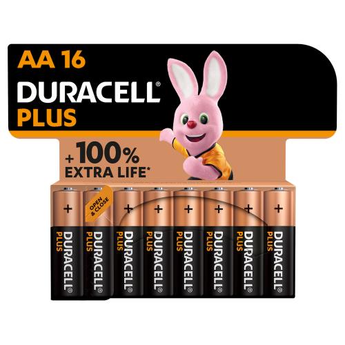 Duracell AA Plus Alkaline 16x