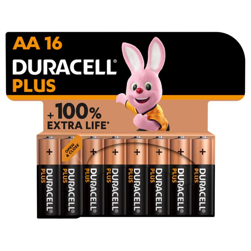 Duracell AA Plus Alkaline 16x