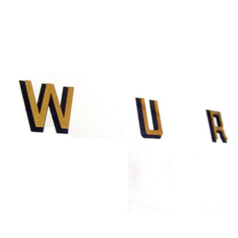 Wurlitzer 2100 en 2104 Decal Voor op Ruit